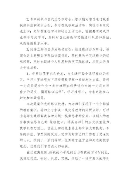 2024年教师全员远程培训总结.docx