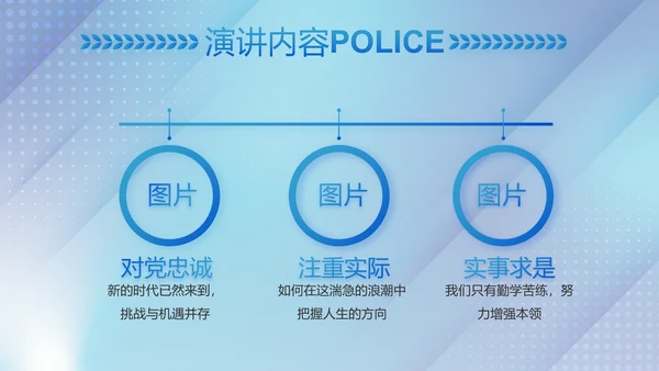 蓝色大气公安治安管理条例动态PPT
