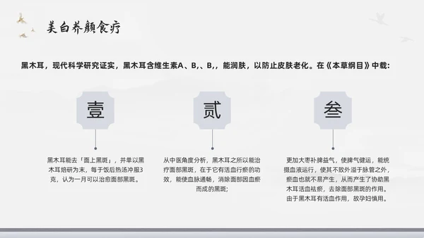 浅色水墨中医美容PPT模板宣传PPT动态PPT