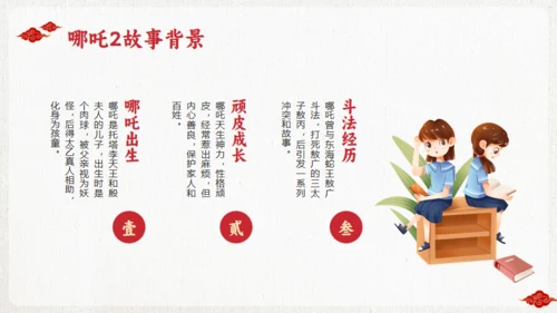 励志教育哪吒主题通用PPT模板