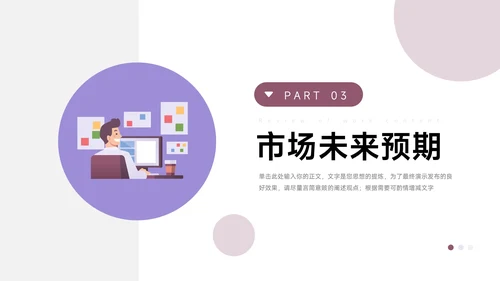 紫色可视化销售数据分析PPT模板