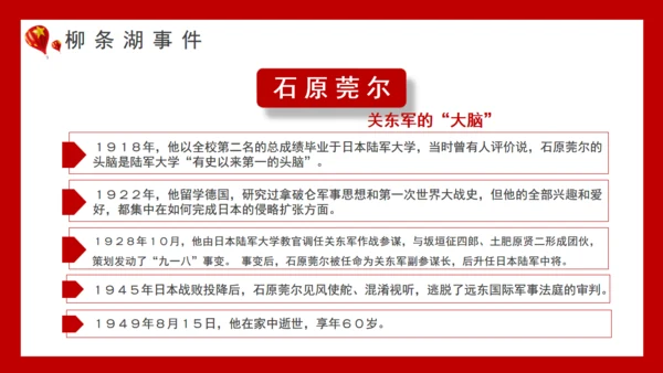 九一八事变勿忘国耻通用PPT模板
