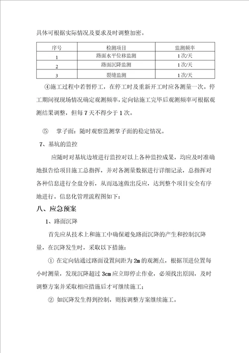 公路定向钻穿越应急预案