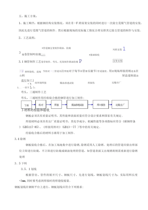 除尘管道施工方案2.docx