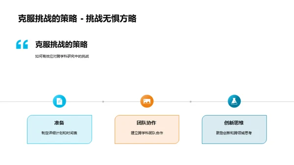 跨学科研究的探索