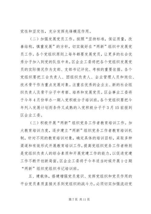 某区企业党建工作要点.docx