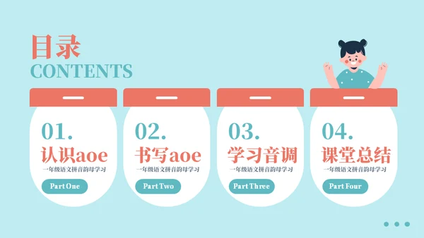一起来学拼音认读课件通用PPT模板