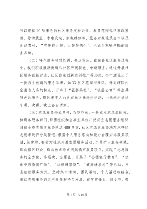 城乡社区建设工作情况汇报 (2).docx