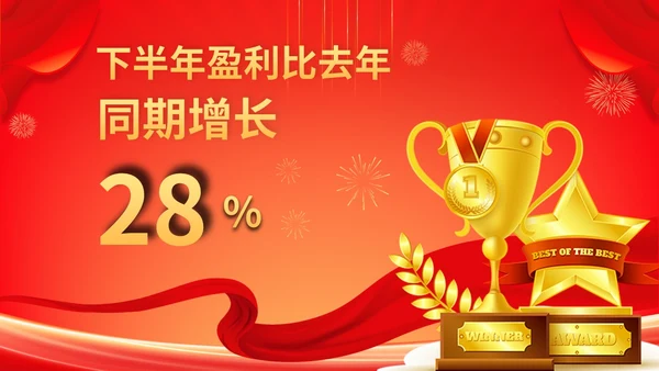 红色科技风年终盛典年会年终总结大会颁奖典礼ppt模板年会总结