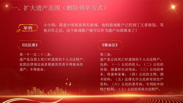 民法典继承编解读科技红色法律