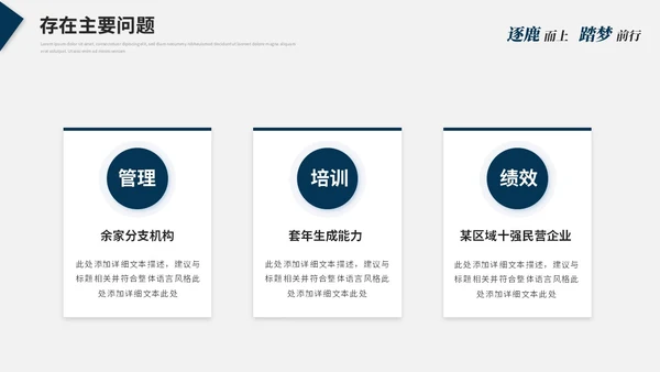 蓝色简约大气线条几何年度工作总结工作汇报述职报告ppt模板