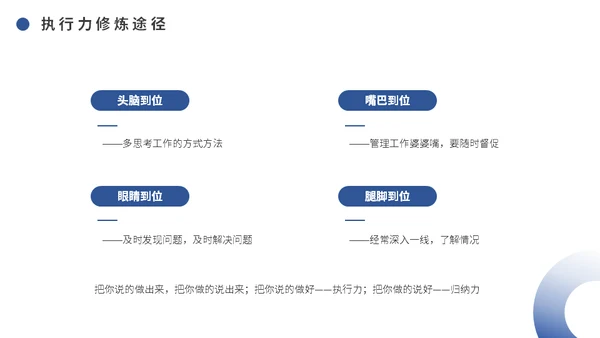 中层干部培训之执行力培训课件通用PPT模板