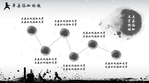 中国风水墨武侠企业文化团队建设PPT