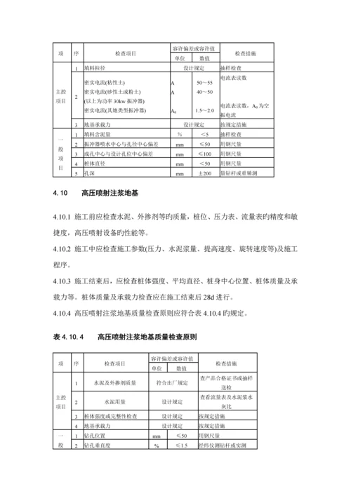 优质建筑地基基础关键工程综合施工质量验收基础规范.docx