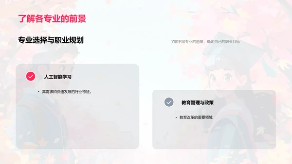 硕士学位就业导向PPT模板