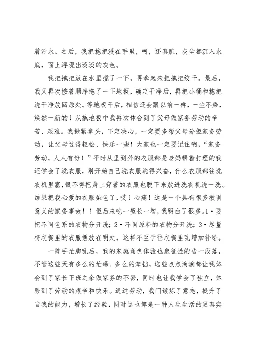 家庭社会实践报告4篇(共14页)