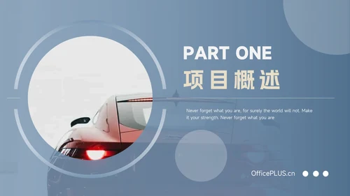 蓝金稳重大气创业融资计划书PPT模板