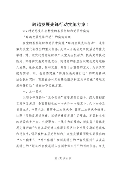 跨越发展先锋行动实施方案1.docx