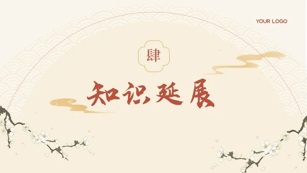 黄色弘扬国学经典传承中华文化PPT模板