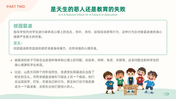 清新简约风大学校园欺凌主题班会拒绝校园霸凌共建和谐校园PPT