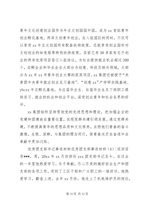 优秀团支部事迹材料4篇.docx