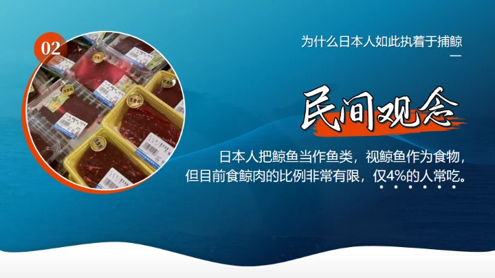 鲸落万物生鲸鱼知识讲座通用PPT模板