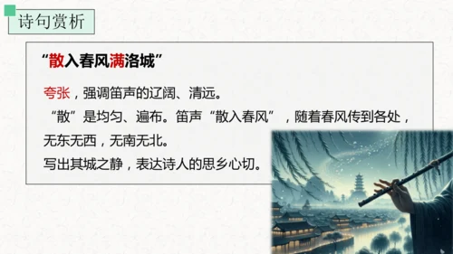 第三单元 课外古诗词诵读 春夜洛城闻笛 课件