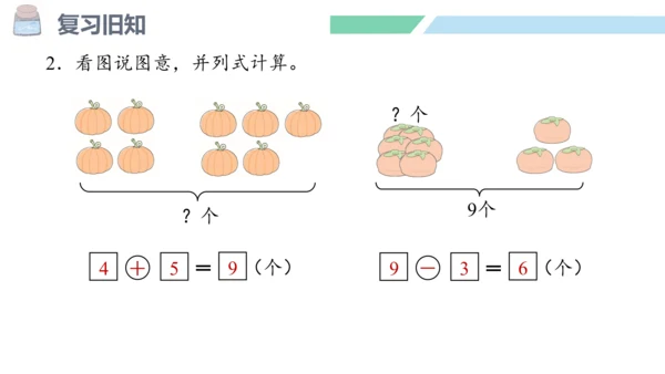 新人教版数学一年级上册5.12 解决问题（三）课件（42张PPT)