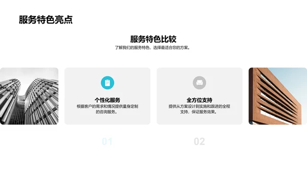 咨询业务年度报告PPT模板