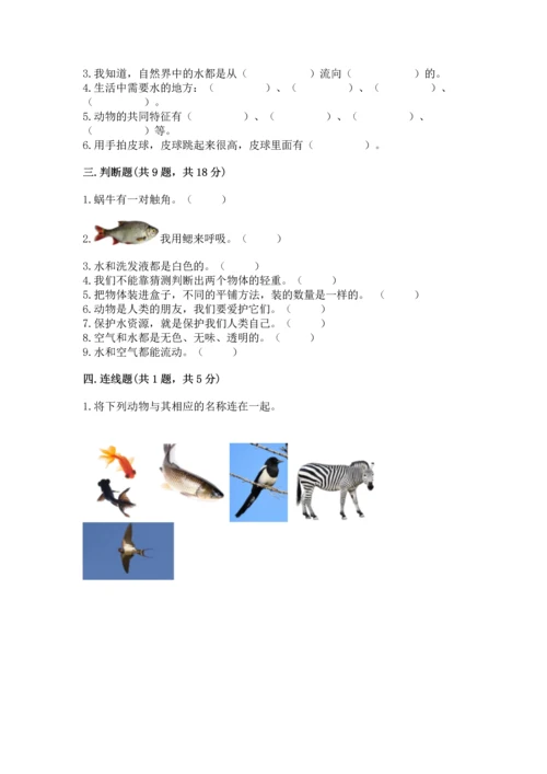 教科版一年级下册科学期末测试卷附完整答案【全国通用】.docx