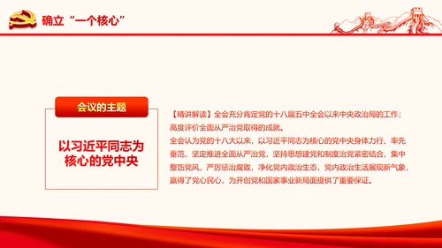 严肃党内监督全面从严治党六中全会PPT