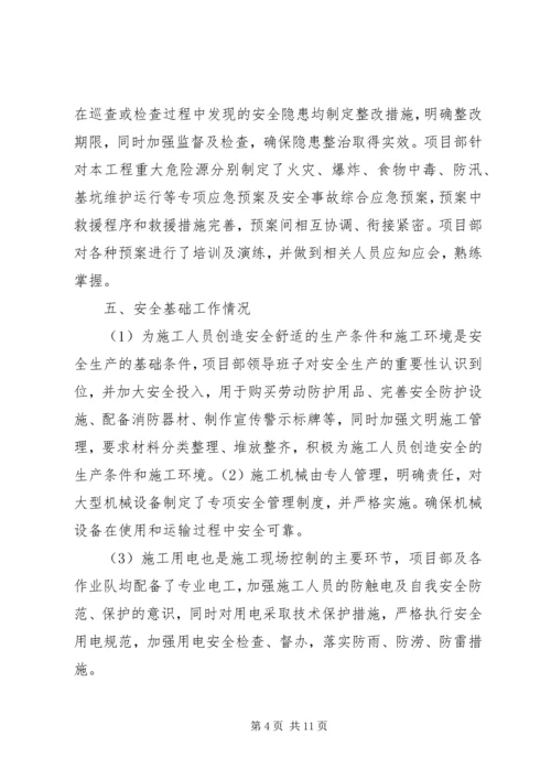 安全生产自查报告 (8).docx