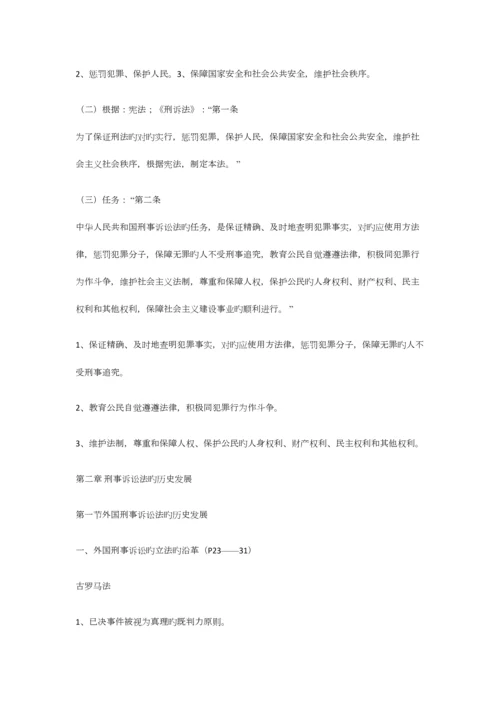 2023年刑事诉讼法学知识点.docx