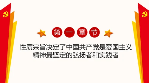 弘扬和践行爱国主义精神PPT党课课件