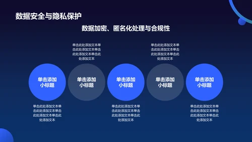 蓝色科技风人工智能理论PPT模板