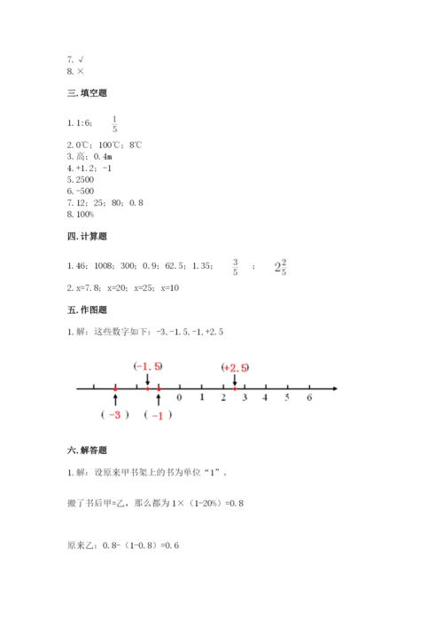 北京版六年级下册期末真题卷含答案（精练）.docx