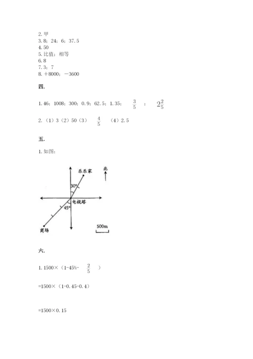 小升初数学考前检测试题（巩固）.docx