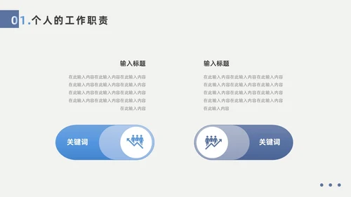蓝色实拍风个人述职报告PPT模板