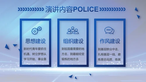扫黑除恶弘扬正气公安警察动态PPT