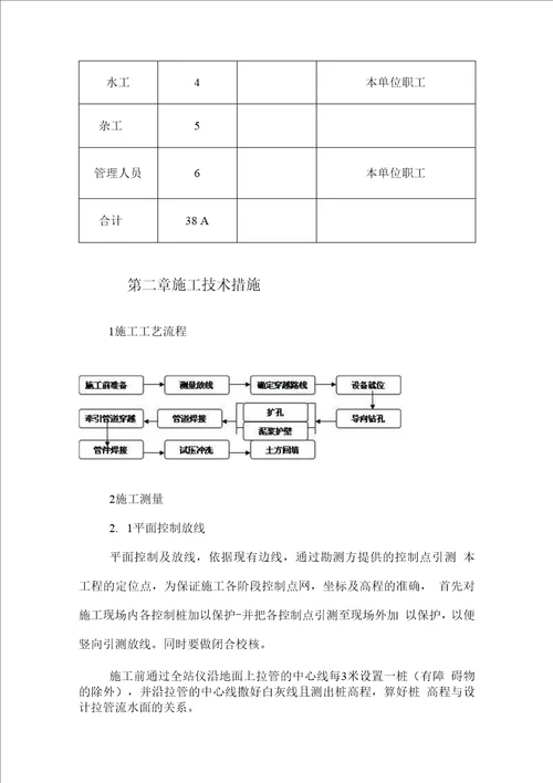 牵引顶管施工组织设计