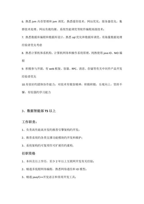 软件工程师各职位任职资格.docx