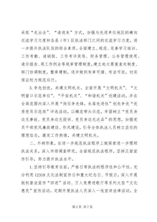 文化市场综合执法局年度工作规划.docx