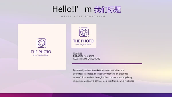 紫色质感品牌产品介绍工作总结商务通用PPT动态模板