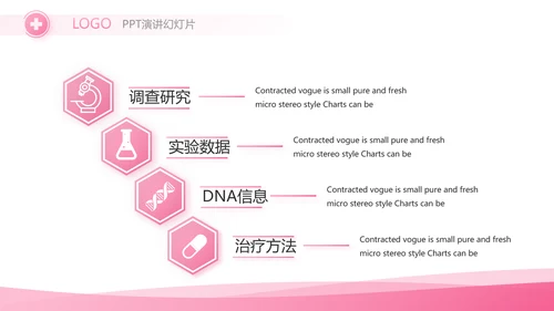 粉色简约关爱女性健康工作总结汇报动态PPT