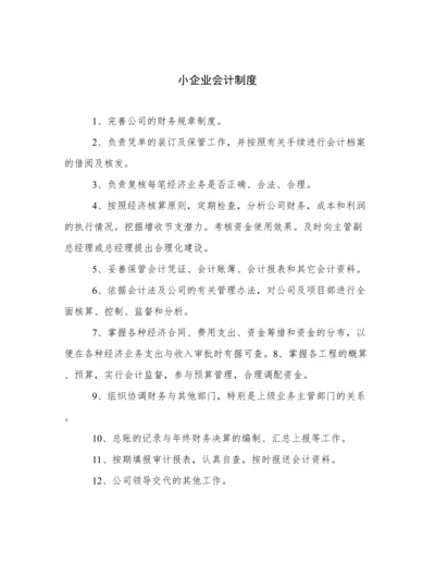 小企业会计制度.docx