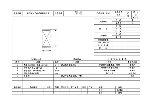 陕西银杉节能门窗有限责任公司铝合金制作及安装工艺流程图