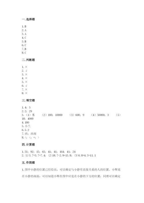 小学数学三年级下册期末测试卷精品（全优）.docx