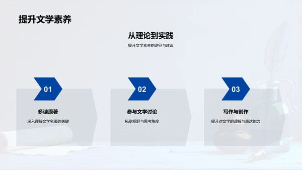 古文名著解析报告PPT模板