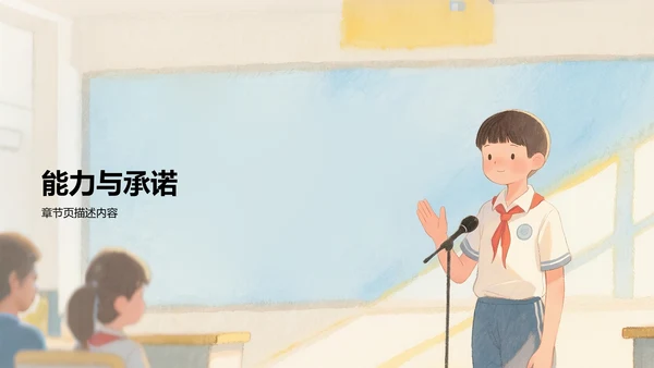 班委竞选自我展示PPT模板