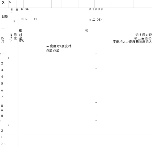 温湿度记录表打印版.docx